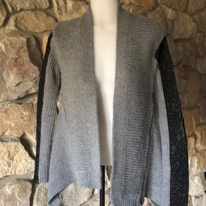 Gray and Black Women's Sweater